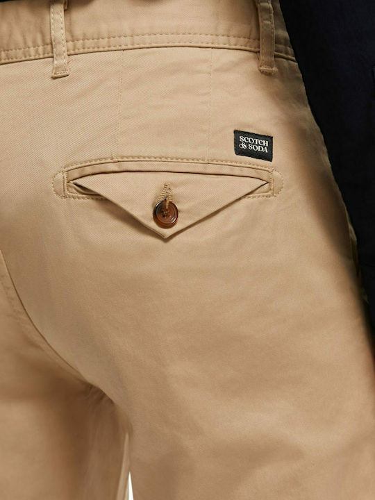 Mott Παντελόνι Chino Ελαστικό σε Slim Εφαρμογή Μπεζ