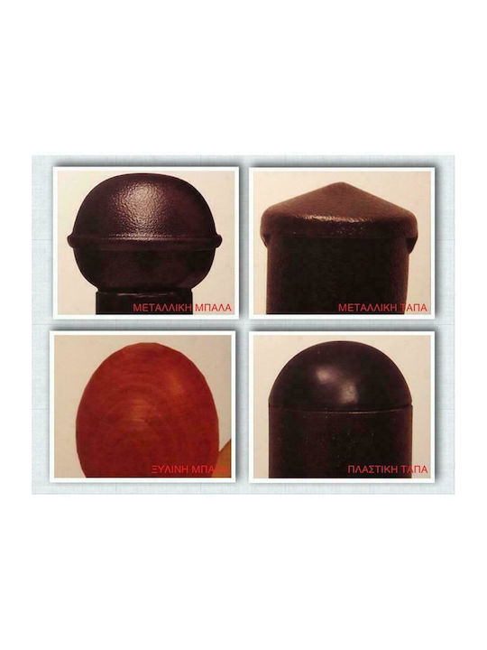 Pat Single Metal Negru pentru Saltea 90x190cm