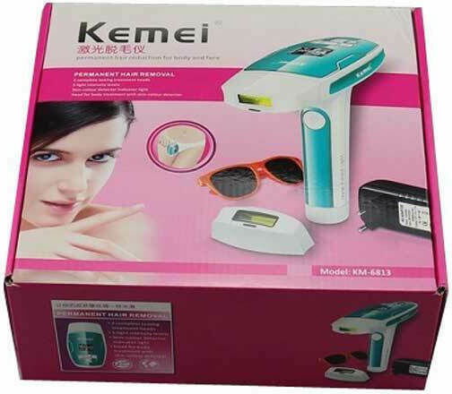 Kemei Αποτριχωτική Μηχανή IPL Γαλάζια