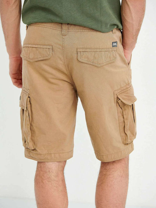 Funky Buddha Men's Shorts Cargo Beige