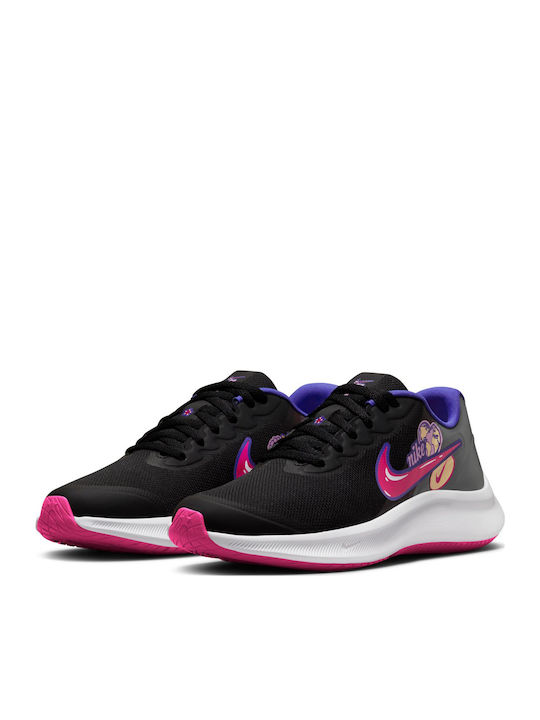Star Runner Star Runner 3 Kids Sports Shoes Running with Laces Black