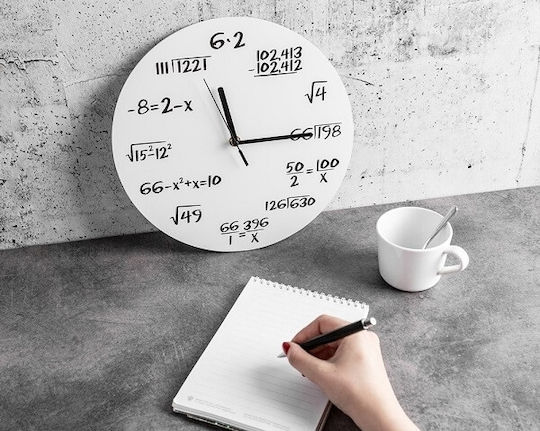 Gadget Master Wall Clock Plastic White Ø30cm
