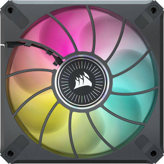 Corsair iCUE ML120 RGB Elite Premium Case Fan (2000rpm / 58.10cfm) με Σύνδεση 4-Pin PWM 3τμχ