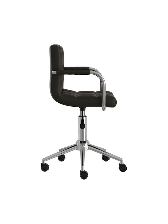 vidaXL Office Chair with Arms Black