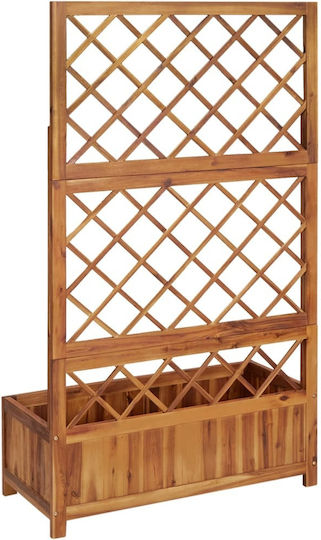 vidaXL Planter Box Wooden Brown 85x38x150cm.