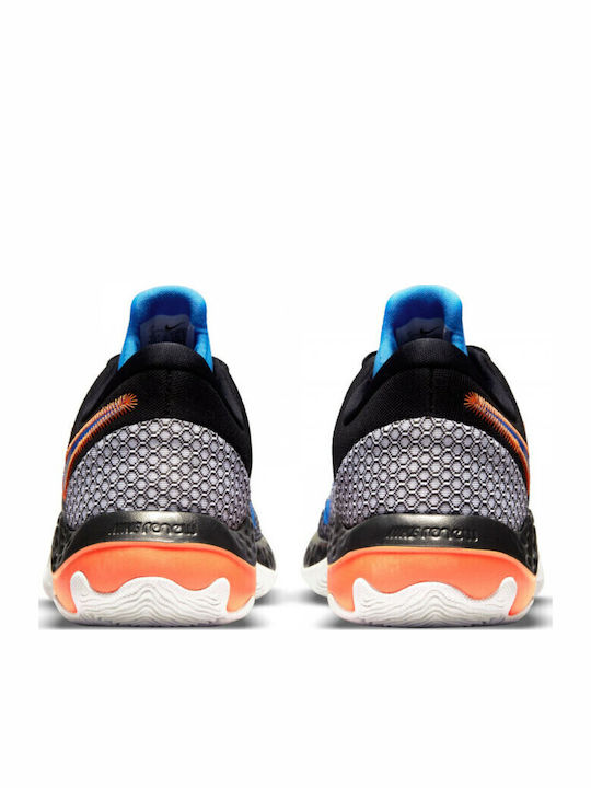 Renew Elevate II Low Basketball Shoes Gray / Black / Blue / White / Orange