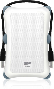 Silicon Power Armor A30 Θήκη για Σκληρό Δίσκο 2.5" SATA III με σύνδεση USB3.1 σε Λευκό χρώμα