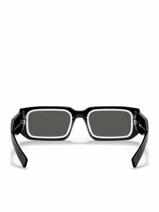 Prada Unisex Γυαλιά Ηλίου με Μαύρο Κοκκάλινο Σκελετό και Γκρι Φακό PR06YS 09Q5S0