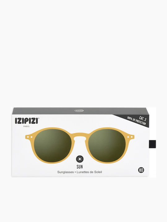Izipizi Unisex Γυαλιά Ηλίου με Κίτρινο Κοκκάλινο Σκελετό
