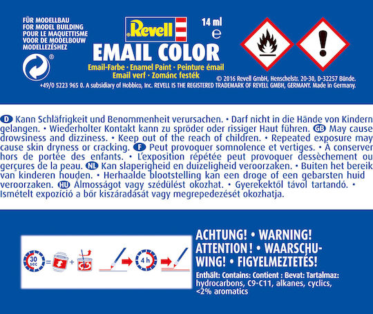 Revell Email Χρώμα Μοντελισμού Blue Clear 14ml