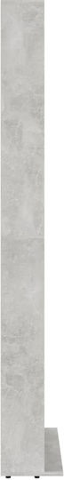vidaXL Floor Standing Case Grey Concrete 102x23x177.5cm
