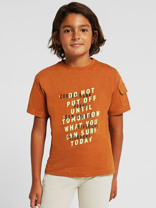 Παιδικό T-shirt Καφέ