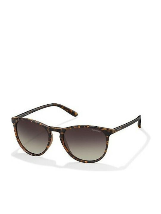 Polaroid Ochelari De Soare Pentru Femei Cu Ramă Neagră Tartarugă Din Plastic Și Lentile Maro Polarized PLD6003/S V08/LA