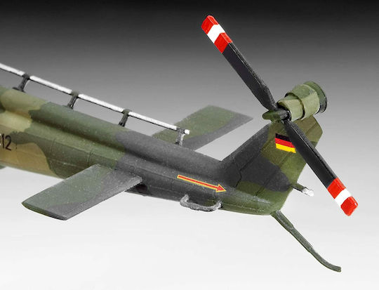 Revell Planes Series Bell UH-1D "SAR" Modeling Figure Helicopter 115 Pieces in Scale 1:72 17.5x19.9cm.
