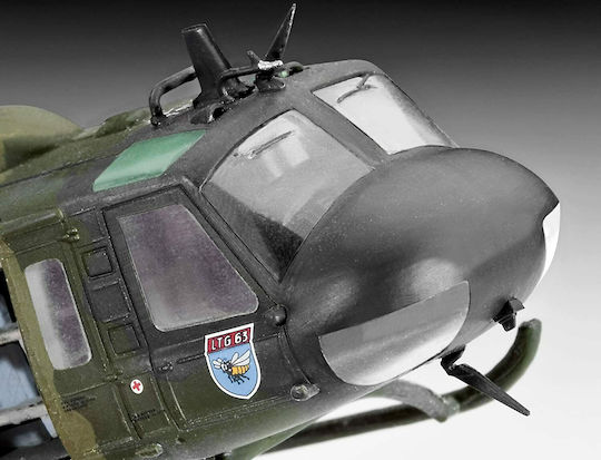 Revell Planes Series Bell UH-1D "SAR" Modeling Figure Helicopter 115 Pieces in Scale 1:72 17.5x19.9cm.
