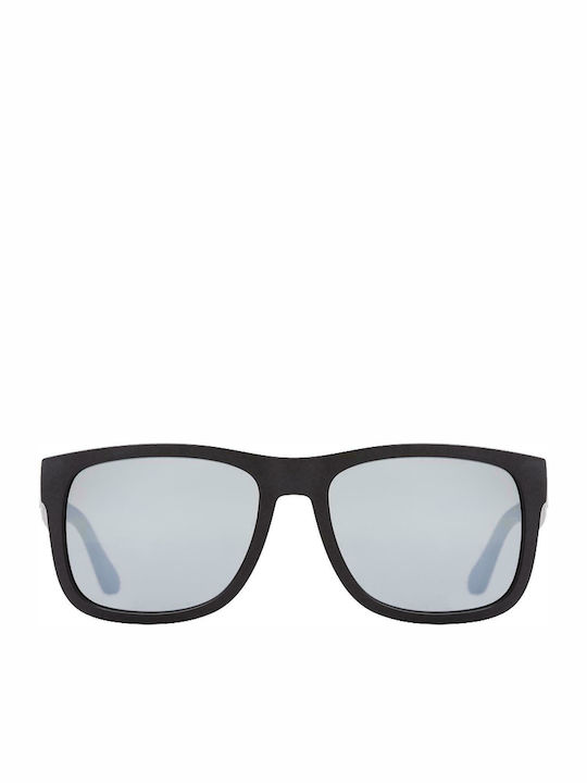 Tommy Hilfiger Sonnenbrillen mit Schwarz Rahmen und Blau Spiegel Linse TH1556/S D51/T4