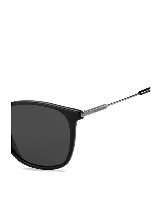 Tommy Hilfiger Men's Sunglasses With Black Frame And Grey Lens TH1764/S 807/IR