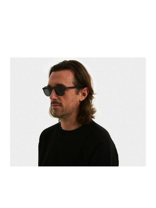 Komono Liam Unisex Γυαλιά Ηλίου με Καφέ Ταρταρούγα Κοκκάλινο Σκελετό και Γκρι Φακό KOM-S6802