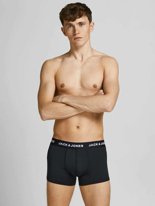 Jack & Jones Herren Boxershorts Schwarz 3Packung