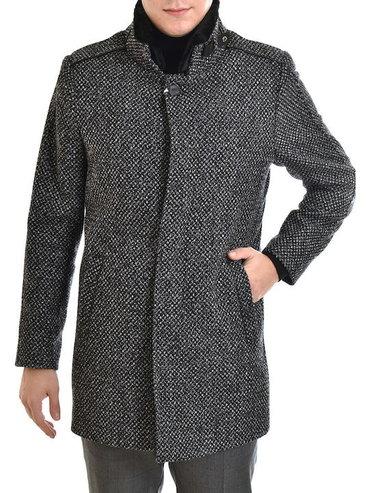 Rezzo Herren Mantel Schwarz