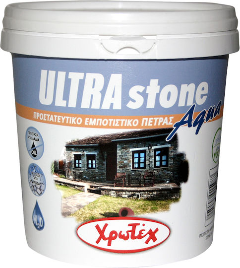 Χρωτέχ Ultrastone Aqua Βερνίκι Επιφάνειας Νερού Άχρωμο Ματ 750ml