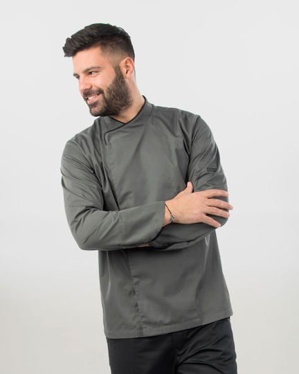 Ayo Haina Bucătar Unisex Gri cu Mânecă lungă Dexter