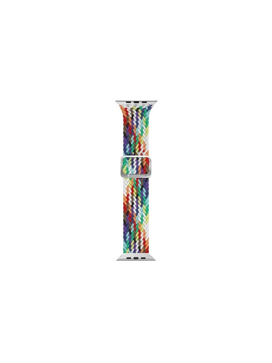 SwitchEasy Candy Premium Armband Stoff Rainbow (Apple Watch 44/45/46mm/Ultra 49mm) GS-107-214-271-163