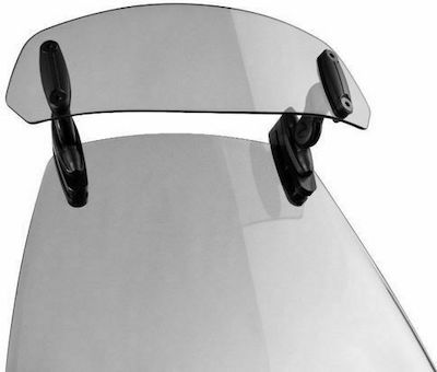 Puig Motorcycle Windshield & Windscreen Visor Extender Smoke Universal 6319H