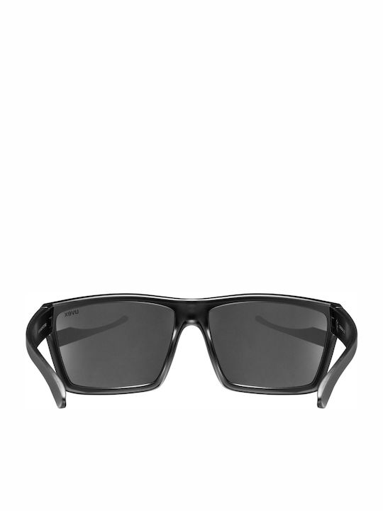 Uvex Lgl 29 Men's Sunglasses with Black Plastic Frame and Silver Mirror Lens 5309472216