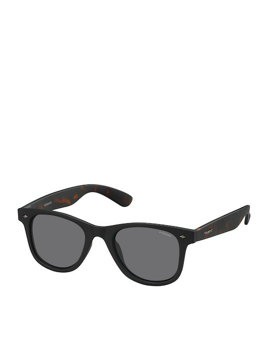 Polaroid Sonnenbrillen mit Schwarz Rahmen und Schwarz Polarisiert Linse PLD1016/S LL1/Y2
