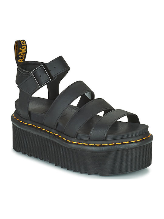 Dr. Martens Blaire Quad Black Hydro Σανδάλια Black