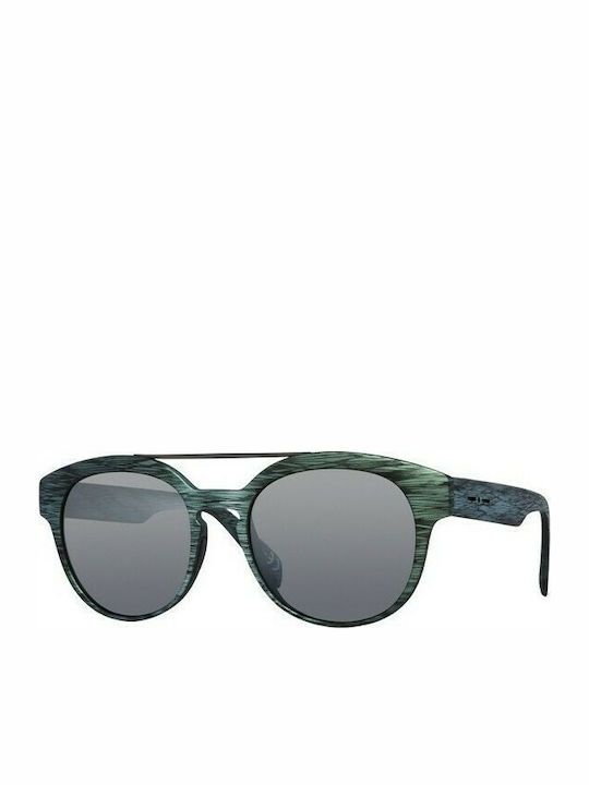 Italia Independent Men's Sunglasses with Green Frame 0900.BHS.032