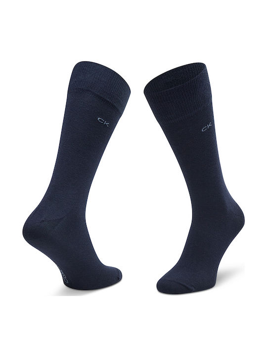Calvin Klein Men's Solid Color Socks Blue 2Pack
