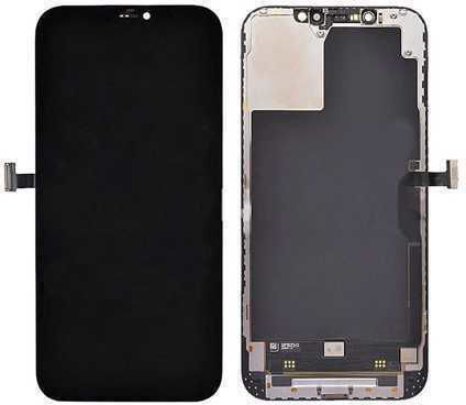 Екран Grade A със Сензорен Механизъм за iPhone 12 Pro Max (Черен)