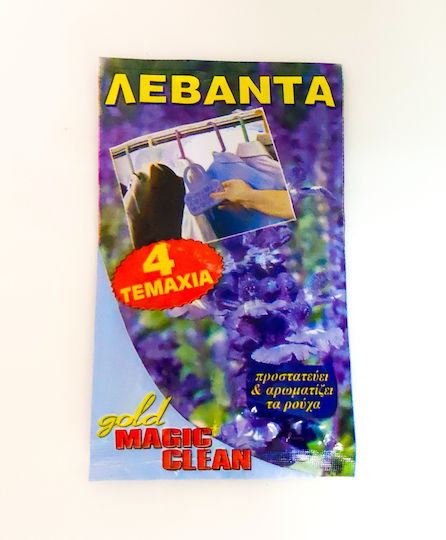 HOMie Ароматен за гардероб Gold Magic Clean с аромат Лавандула 4бр