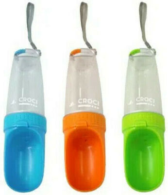 Croci Travel Drinker Flip Bottle Water for Dog Green 350ml CRC6058088