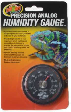 Zoomed Analog Reptile Humidity Gauge Zubehör für Reptilienterrarium