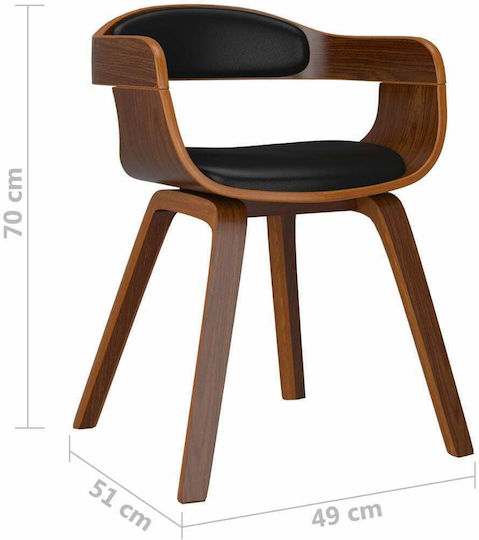 Председки Трапезария Black 4бр 49x51x70бр