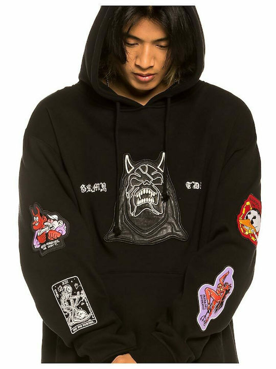Cecilio G X Sweatshirt mit Kapuze Schwarz