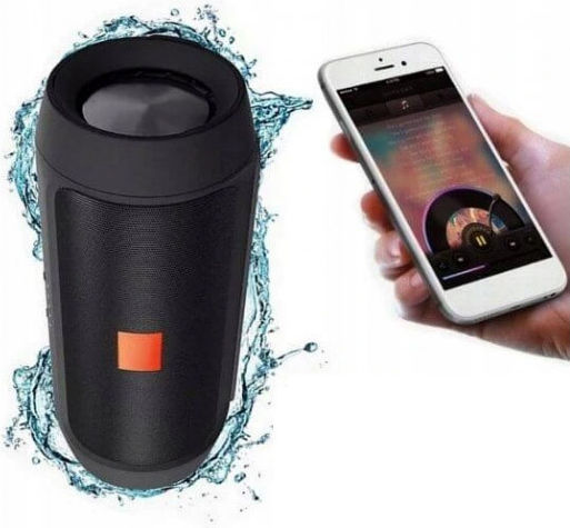 SPM Charge 2+ Ηχείο Bluetooth με Διάρκεια Μπαταρίας έως 5 ώρες Μαύρο
