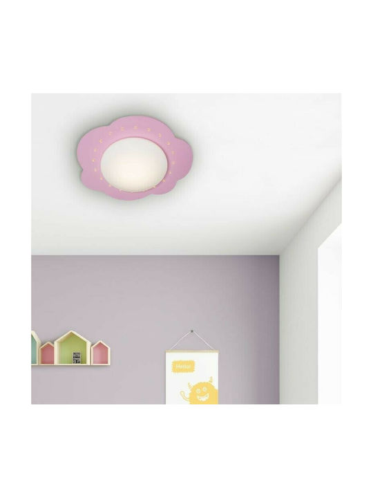 Cloud Einfaches Licht Kinderdeckenleuchte Deckenleuchte 11W Pink