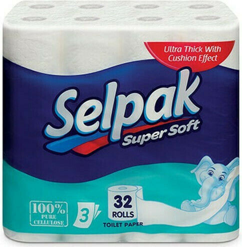 Selpak Super Soft Toilet Paper 32 Rolls 3 Ply