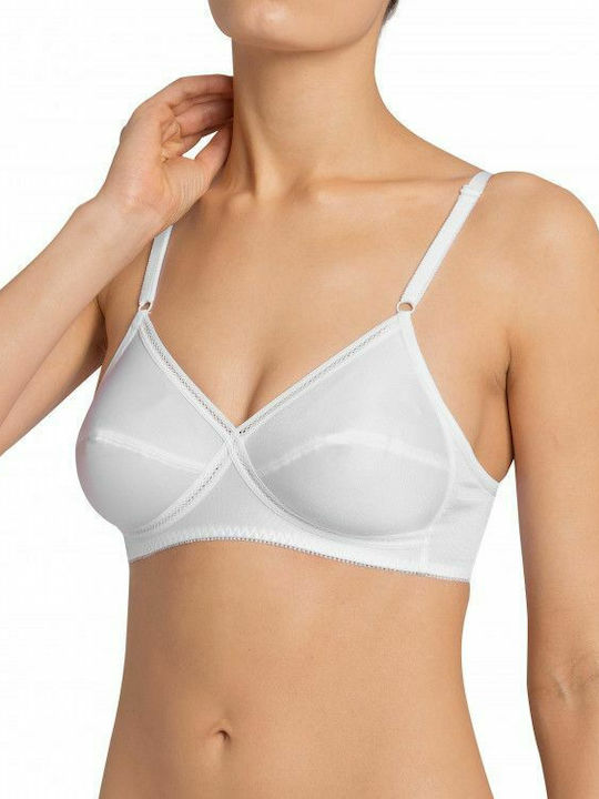 Elastiform Bra without Padding without Underwire White