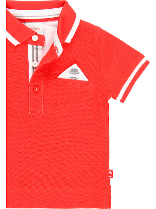 Kids' Polo Short Sleeve Red