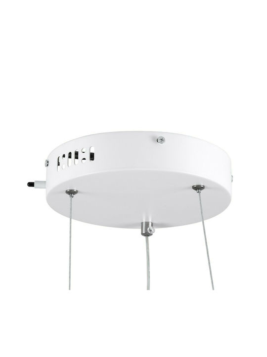 GloboStar Nemesis Pendant Light White 31x31cm