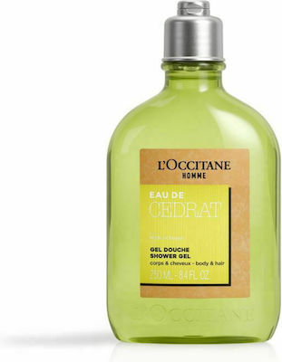 L'Occitane Eau De Cedrat Shower Gel for Hair & Body 250ml