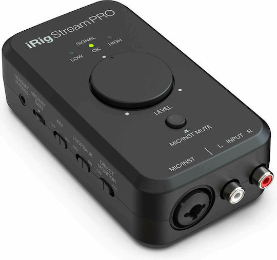 IK Multimedia IRig Stream Pro Εξωτερική Επαγγελματική Κάρτα Ήχου