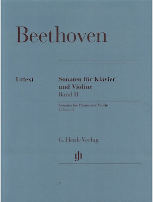 G. Henle Verlag Beethoven - Violin Sonatas Παρτιτούρα για Βιολί / Πιάνο Vol.2