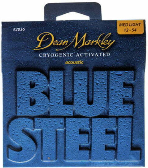 Dean Markley Blue Acoustic Σετ Χορδών Steel Ακουστικής Κιθάρας 12 - 54" Medium Light