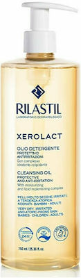 Rilastil Xerolact Cleansing Oil Κατάλληλο για Ατοπική Επιδερμίδα 750ml